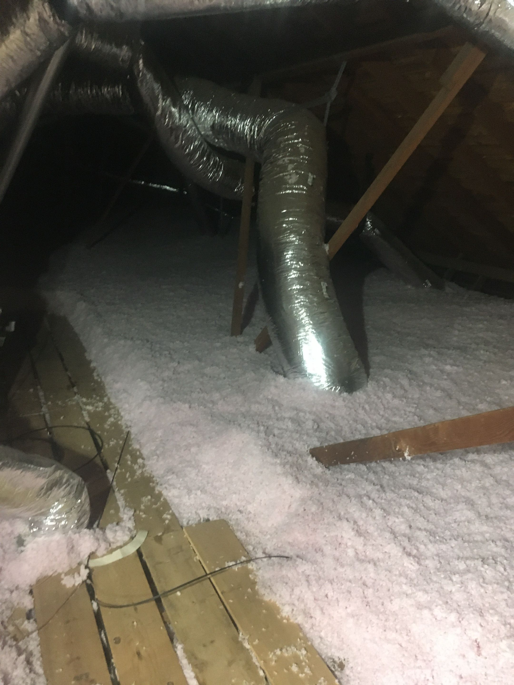 Blown Fiberglass, Attic