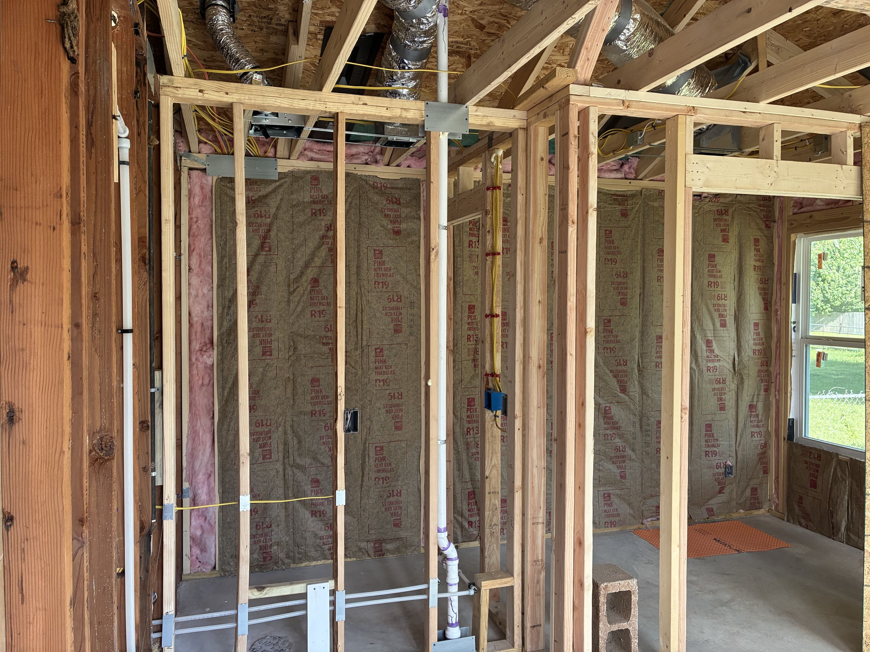 Fiberglass Batts, Room Addition,