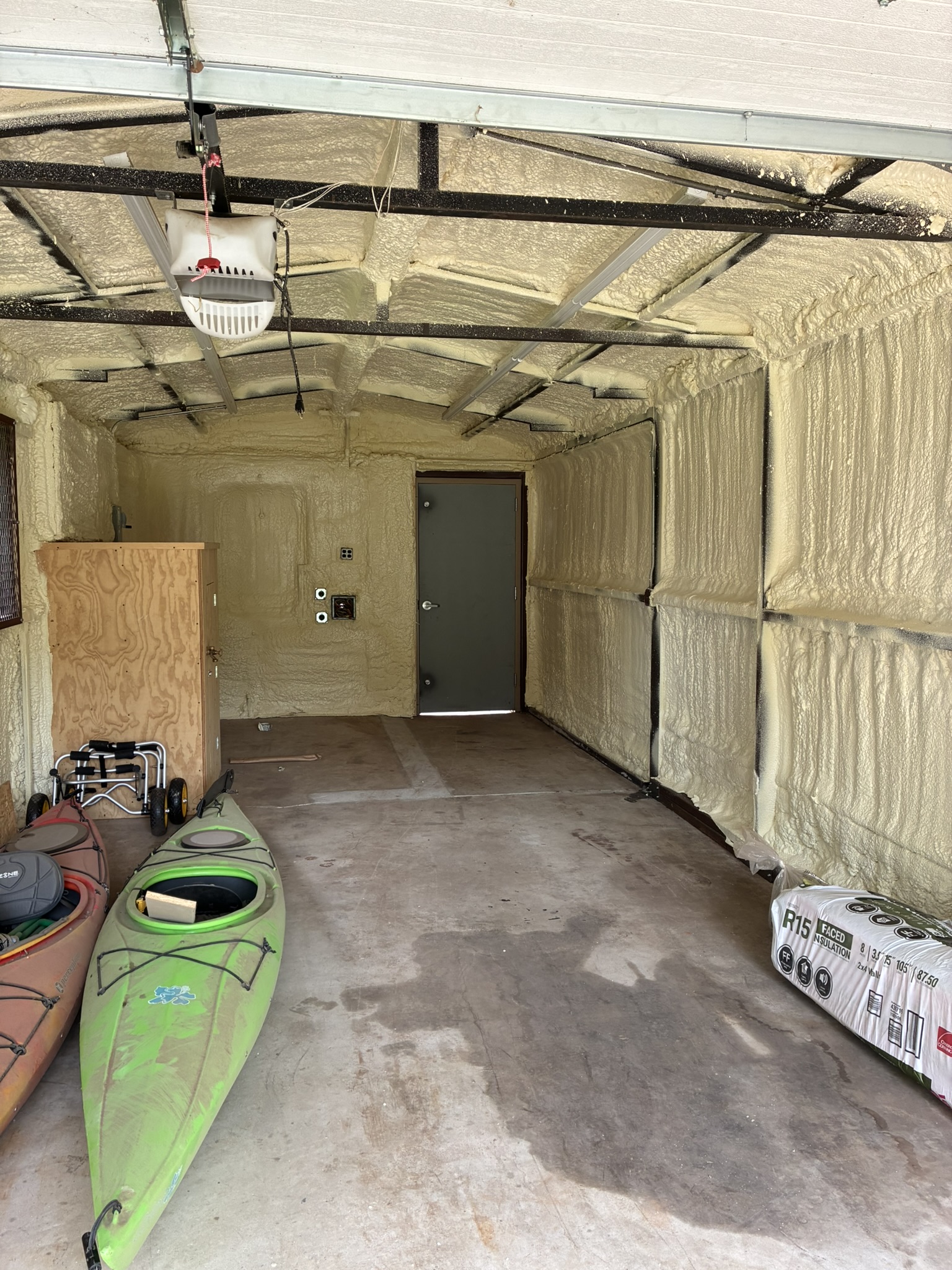 Closed Cell Foam, Shed, Cleaner Than We Found It